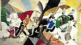 Marc Chagall Intro to the Yiddish Theatre painting